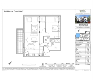 t3 à la vente -   44160  PONTCHATEAU, surface 61 m2 vente t3 - UBI472060856